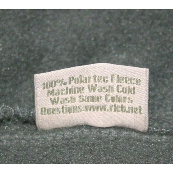 RGBI Military Tactical Green Polartec Fleece Zipper Jacket Men Size Medium EUC - Picture 5 of 6